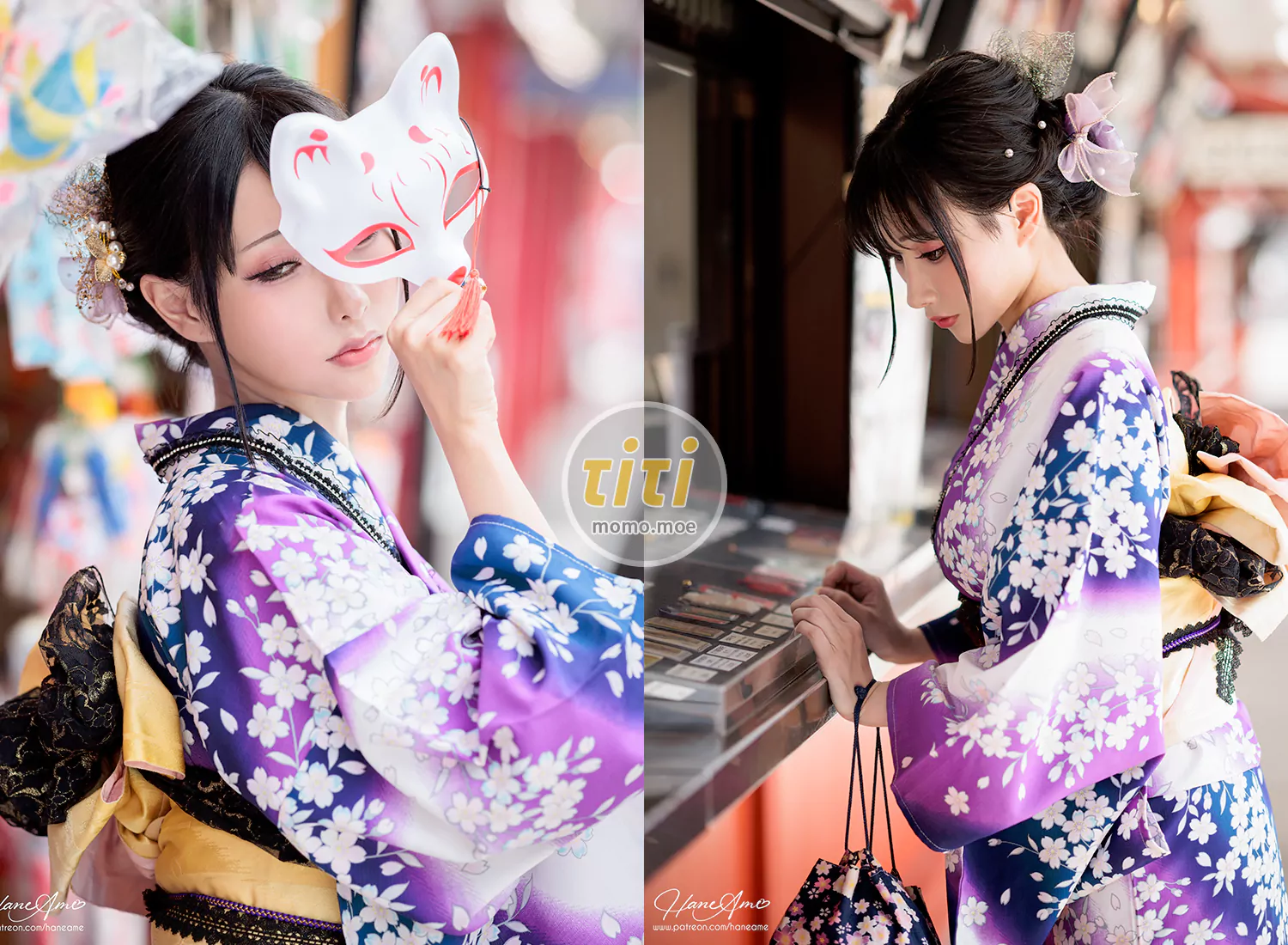 雨波_HaneAme - NO.277 紫羅蘭夏日浴衣 Original_Violet Kimono