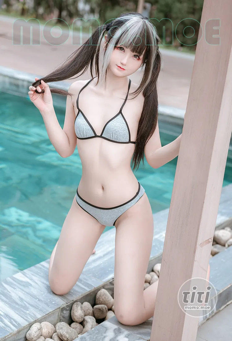 Kuuko W – NO.188 Grey Bikini [37P-127M]