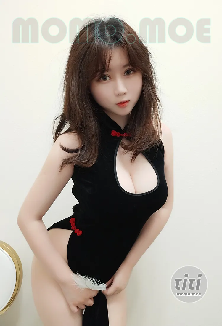 是依酱呀（是依酱吖） – NO.079 黑色旗袍 [25P-50M]