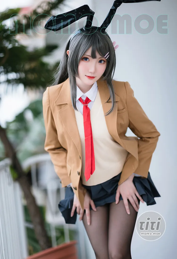 瓜希酱 – NO.122 樱岛麻衣 校服 [20P-68M]