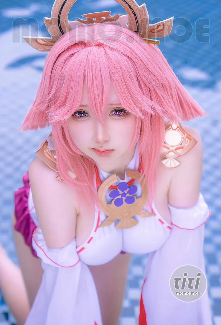 樱梨梨 – NO.001 八重神子泳装 [29P-77MB]