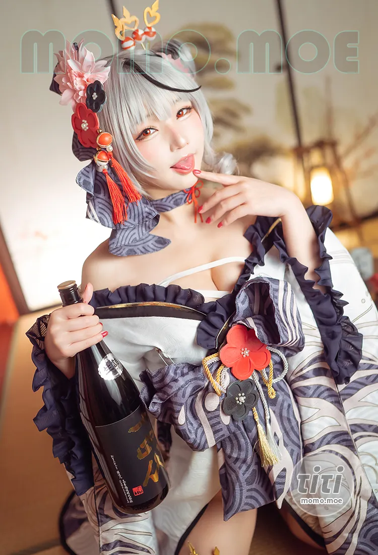 Takanashi Hanari – NO.009 Sakamata Chloe yukata [33P-711MB]