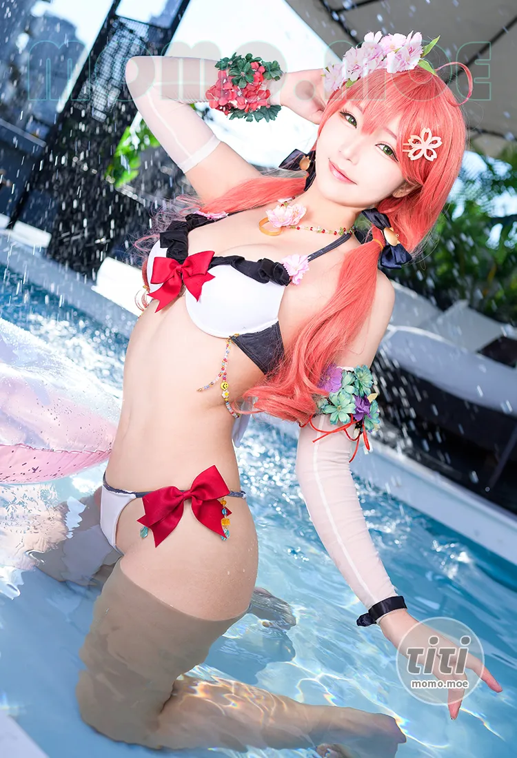 Takanashi Hanari – NO.014 Miko bikini [19P-48MB]