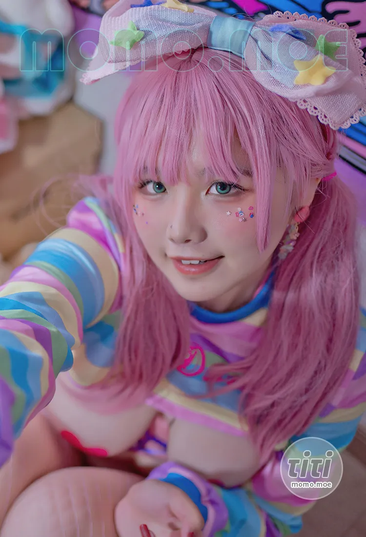 阿半今天很开心 – NO.035 粉色双马尾 [43P-868M]