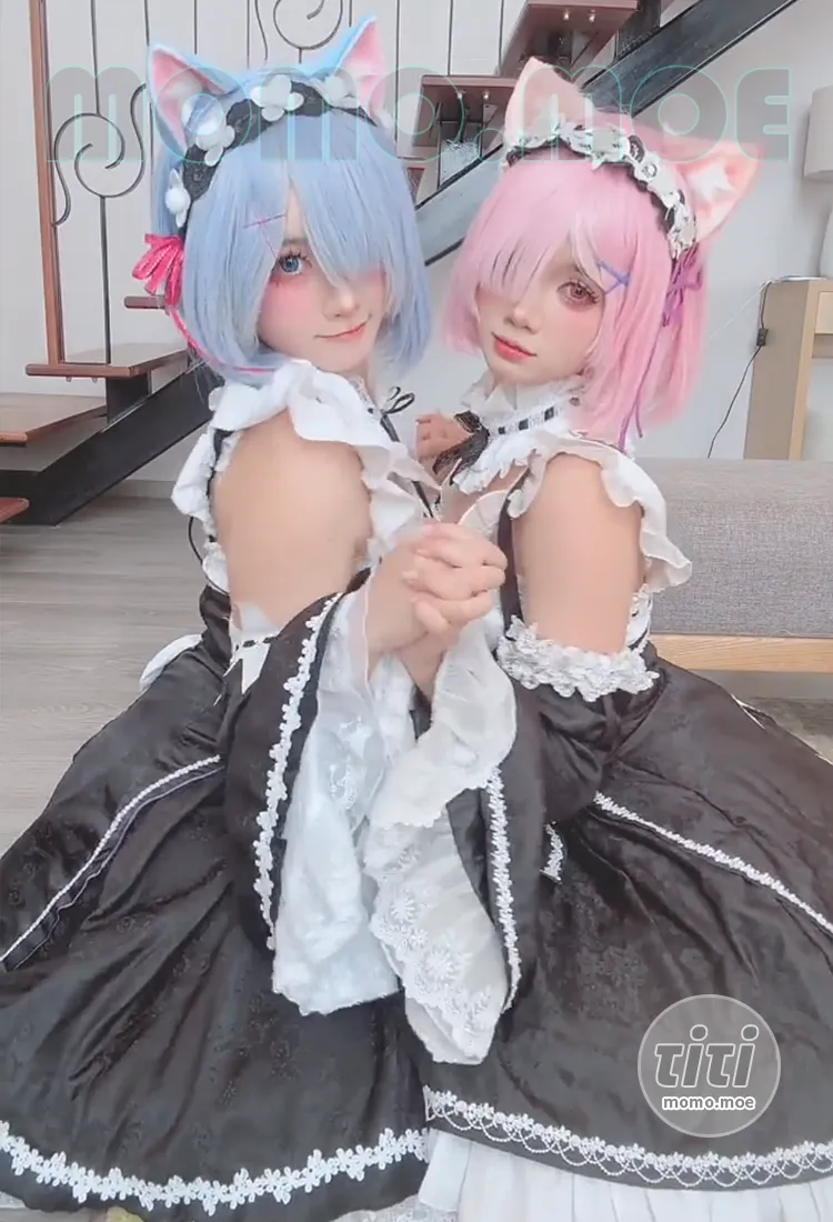 PoppaChan – NO.048 ✘Kawaiimeochan 双人Cosplay [25V-181M]