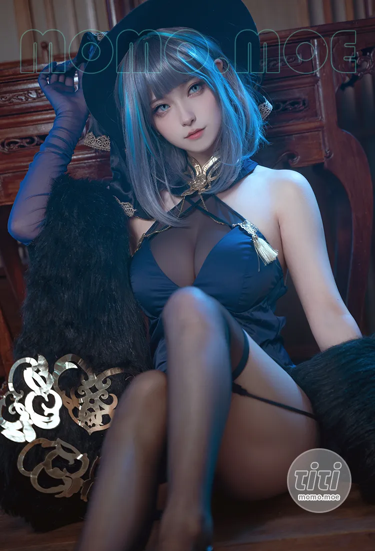 Seya-狮砸 – NO.035 碧蓝航线 柴郡 旗袍 [12P-140M]