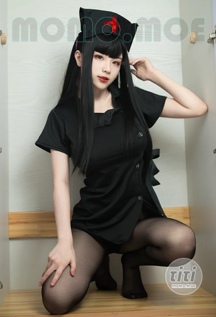 起司块wii – NO.34 黑色护士 [58P-515MB]