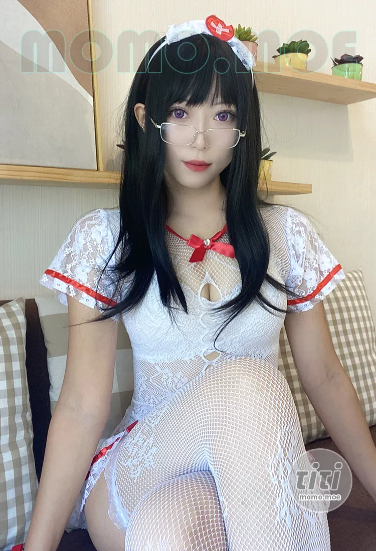 Money冷冷 – NO.049 白网护士套 [48P+2V-762MB]