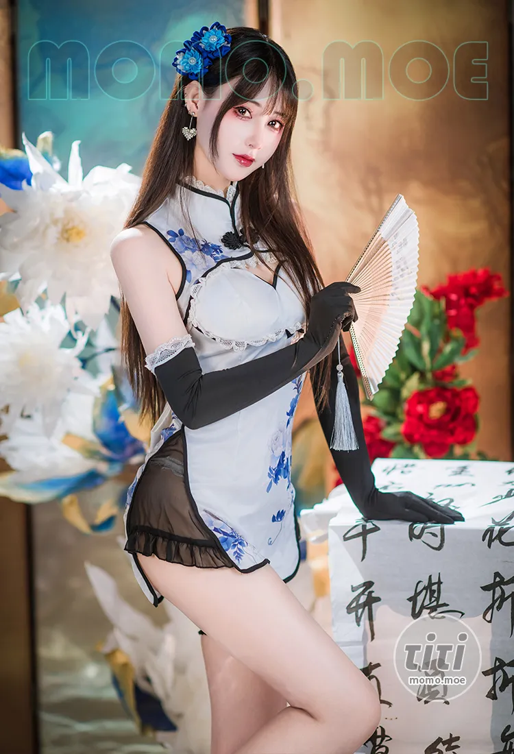 羽生三未 – NO.024 艳娘幻梦谭 瓶儿 青花瓷旗袍 [25P-294M]