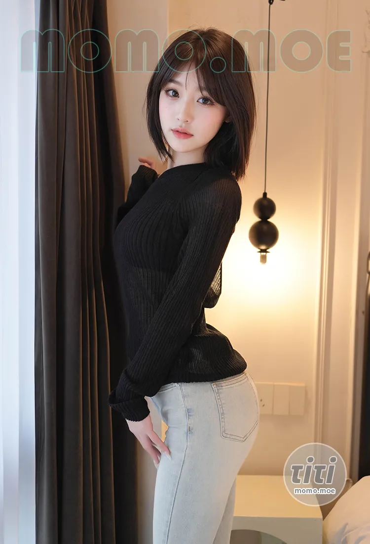 汁汁 – NO.001 牛仔裤下的虾线黑丝 [78P-202MB]