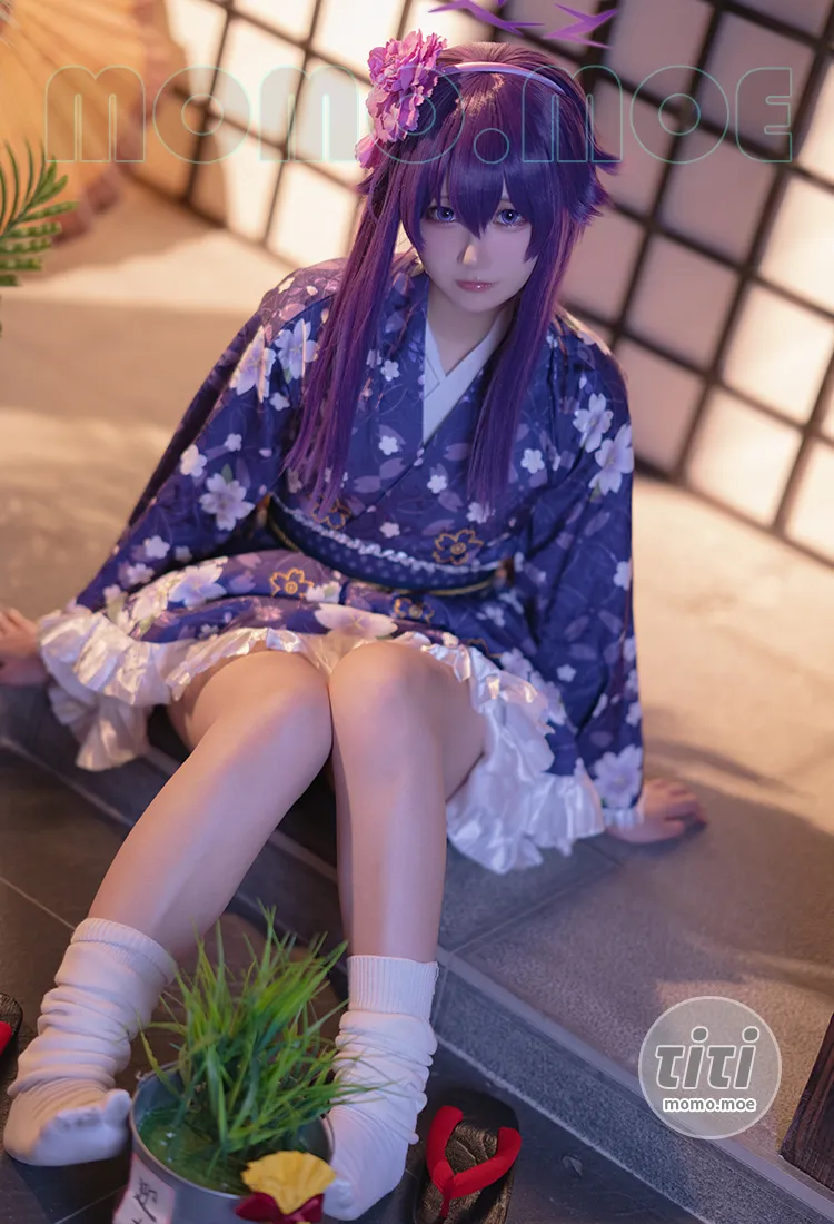 lunananya – NO.035 Blue Archive Igusa Haruka (New Year) [34P-214MB]