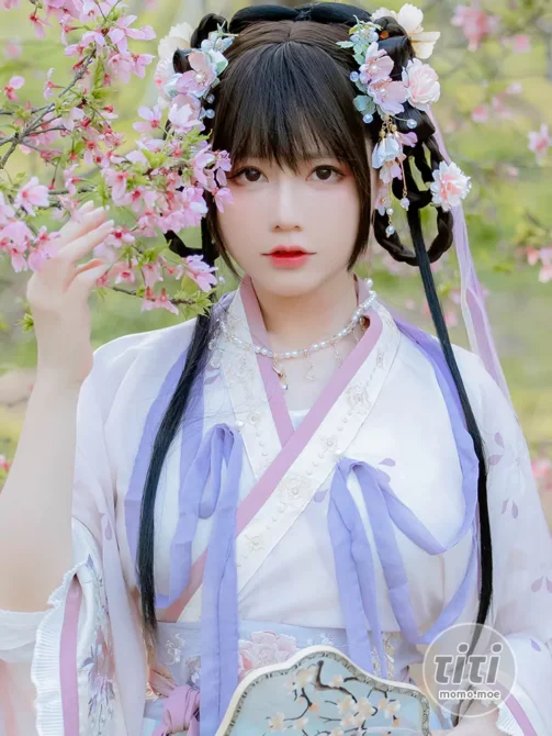 Nyako喵子 – NO.36 樱花汉服 花神祈愿 [52P-241MB]