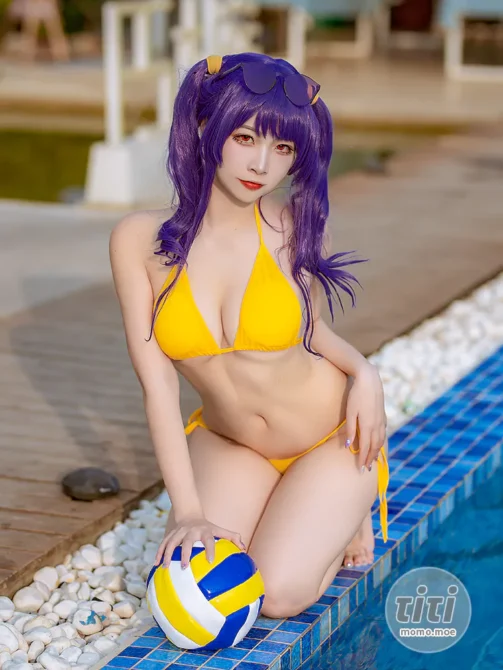 二佐Nisa – NO.134 碧蓝波拉泳装[20P-163MB]