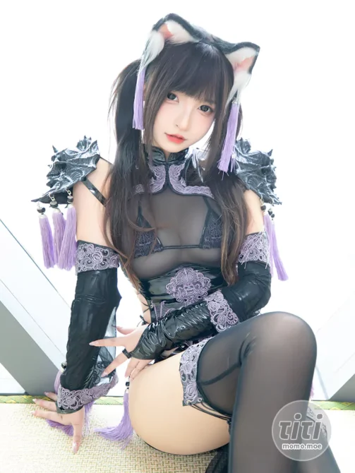 神楽坂真冬 – NO.142 旗袍猫女 [75P-2V-223MB]