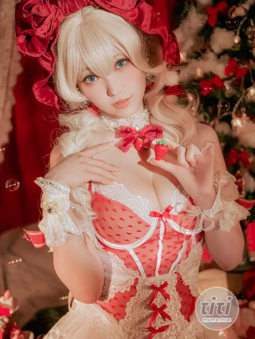 ElyEE子 – NO.120 草莓蛋糕少女 [33P-89M]