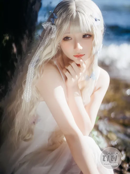 是三不是世w – NO.21 湖边白裙 [15P-202M]