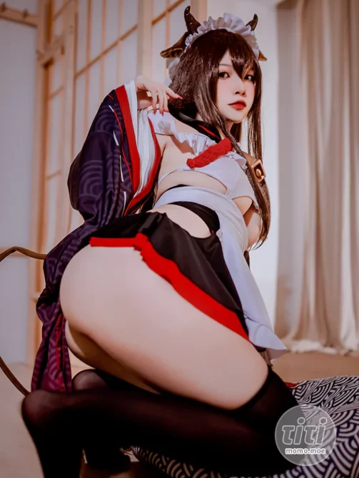 二佐Nisa – NO.144 碧蓝樫野女仆 [33P-425M]