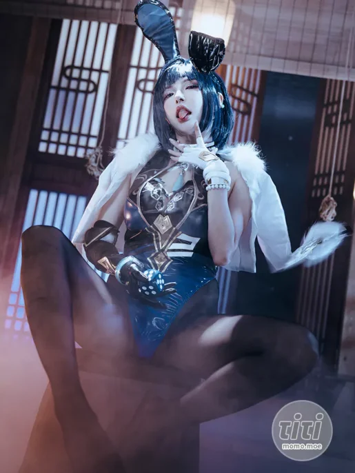 秋和柯基 – NO.111 夜兰 兔女郎 [92P-1.81G]