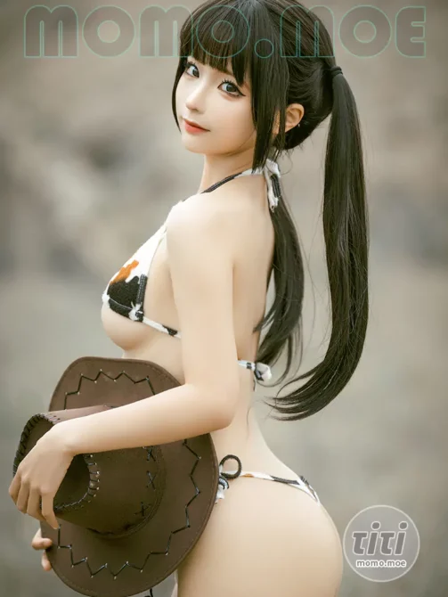 蠢沫沫 – NO.244 比基尼牛仔[17P-148M]