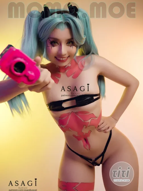 Asagi Kawaii – NO.002 Rebecca (Cyberpunk Edgerunners) [64P-218MB]