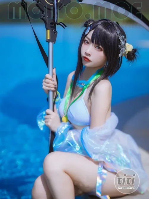 二佐Nisa – NO.157 泰拉夏日纪事 方舟羽毛笔泳装 [25P-348MB]