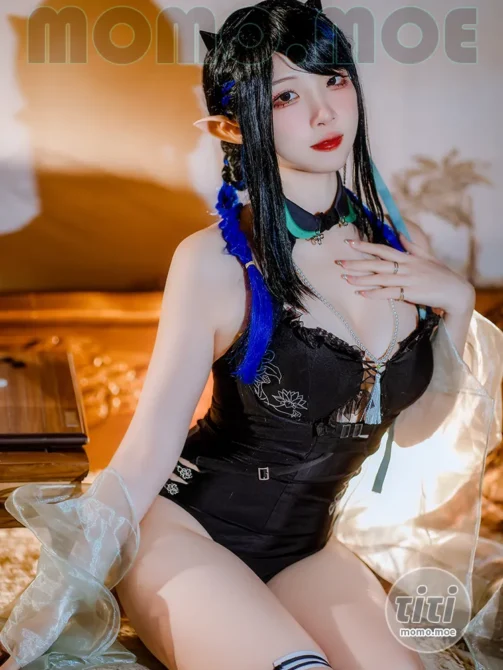 二佐Nisa – NO.158 泰拉夏日纪事 方舟夜半泳装 [32P-386MB]