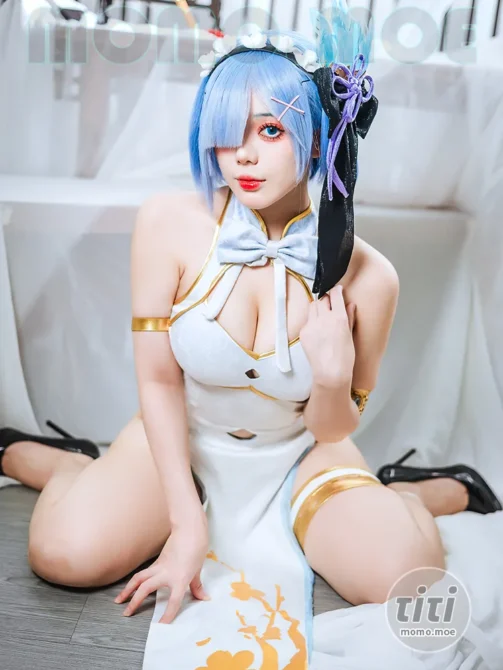 九言 – NO.043 蕾姆旗袍 [55P+8V-468MB]