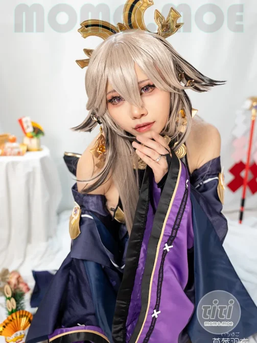 草莓羽衣 – NO.001 [黒ギャル八重神子]墨桜色の夜笙雅芸 [62P+5V-5.78GB]