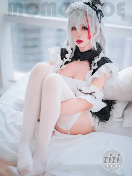 轩萧学姐 – NO.052 碧蓝航线 埃吉尔女仆 [66P-402MB]