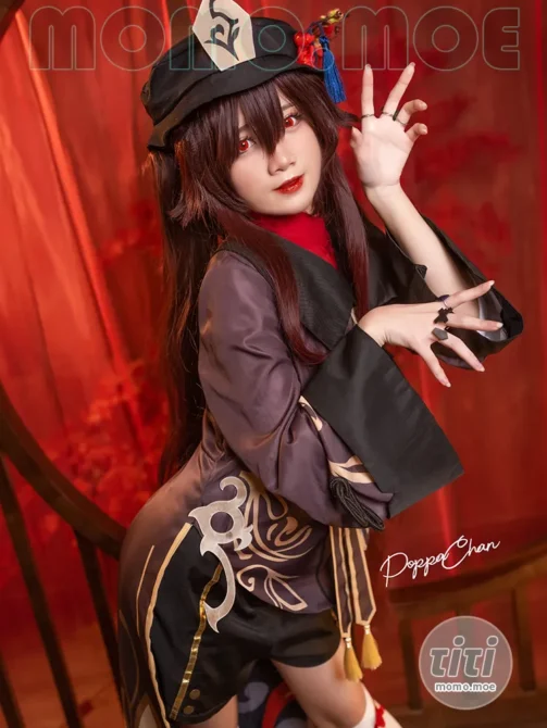 PoppaChan – NO.023 Hutao – Genshin Impact (NSFW – Sexy and Lewd content) [25P-126MB]