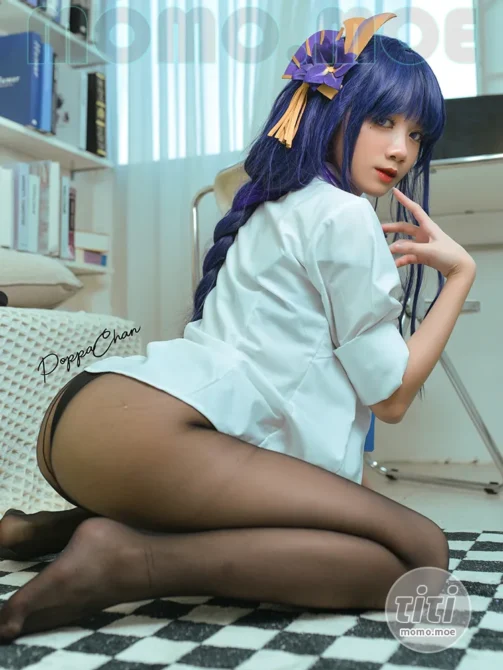 PoppaChan – NO.025 Raiden Shogun Officer [25P+3V-176MB]