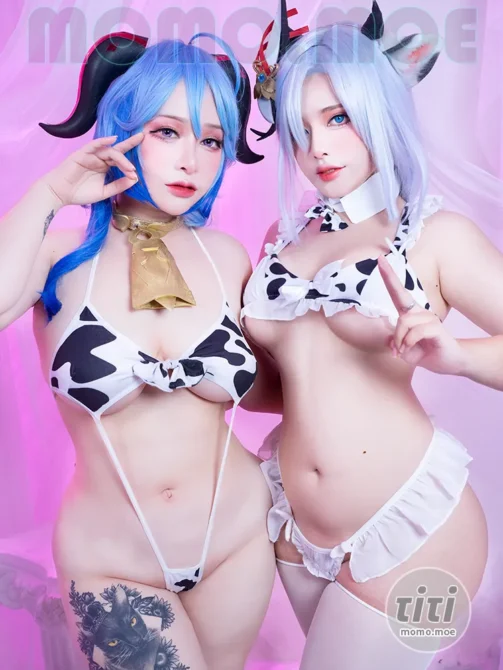 Neppu ネップ – NO.041 Shenhe and Ganyu – Genshin Impact [41P-708MB]