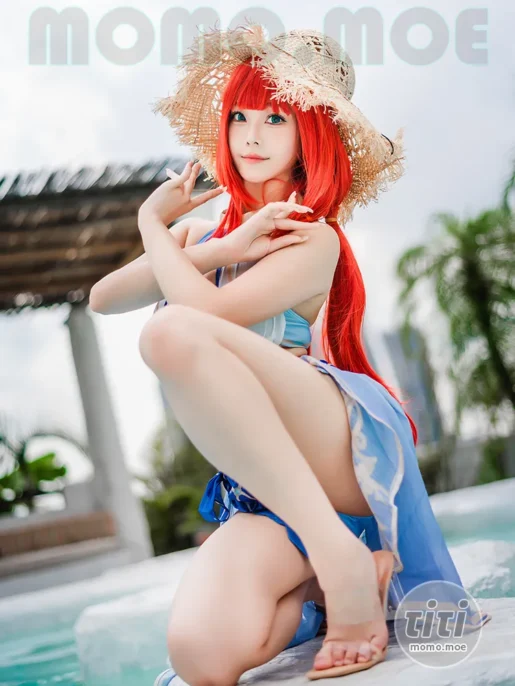 蜜汁猫裘 – NO.112 原神 妮露泳装 [21P-231MB]