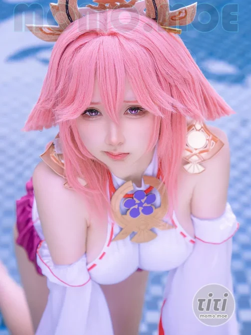 樱梨梨 – NO.001 八重神子泳装 [29P-77MB]