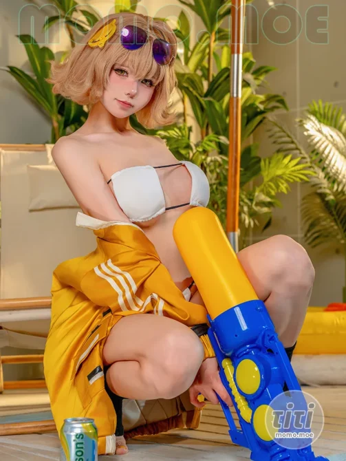 黏黏团子兔 – NO.162 (咬一口兔娘) 24年08月 闪耀夏日-阿尼斯 恋爱告急 [80P+1V-1.34GB]