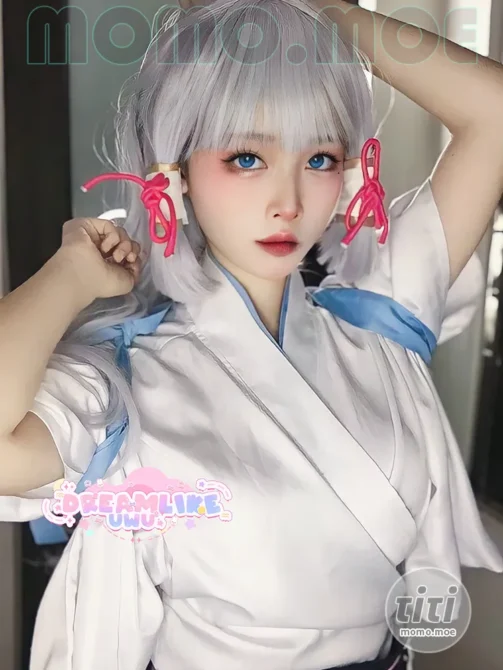 DreamlikeUwU – NO.017 Ayaka Kamisato Kendo – Genshin Impact [33P+3V-317MB]