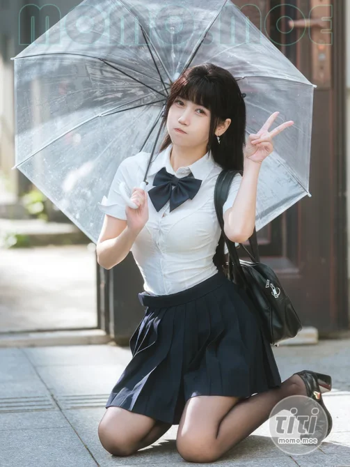 不呆猫 – NO.065 JK学妹户外 [59P-390M]