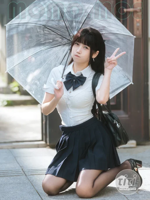 不呆猫 – NO.065 JK学妹户外 [59P-390M]