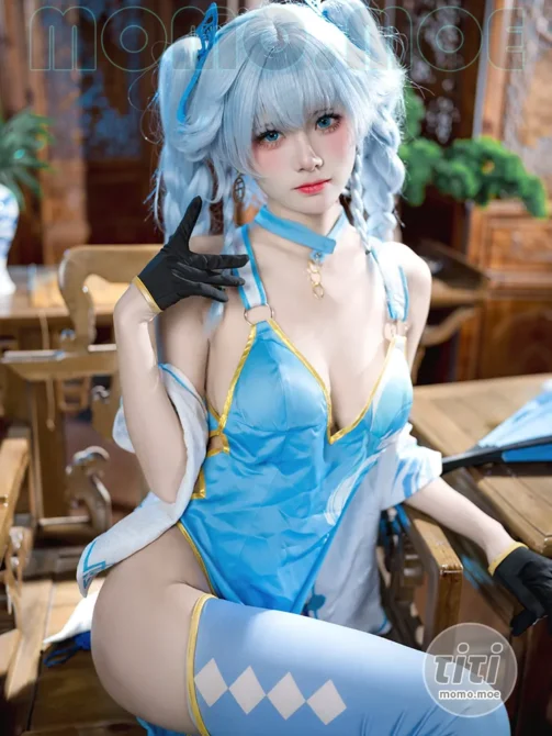 九柒喵 – NO.014 翠雀媚 [34P-763MB]