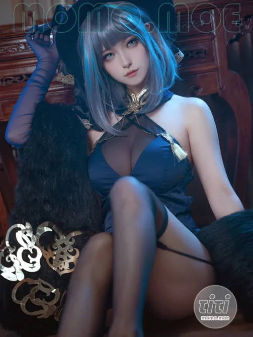 Seya-狮砸 – NO.035 碧蓝航线 柴郡 旗袍 [12P-140M]