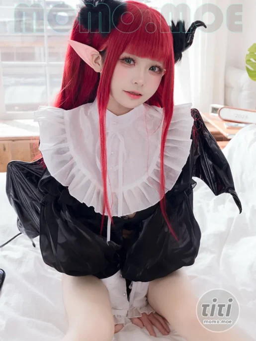 九柒喵 – NO.017 更衣人偶坠入爱河 魅魔利兹 [40P-143M]