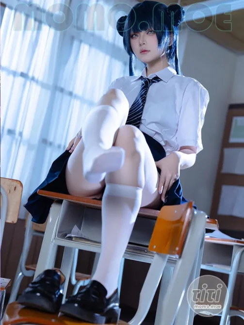 屿鱼 – NO.061 蔚蓝档案 妃咲JK [61P-798M]