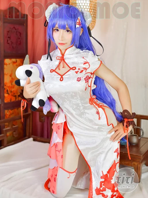 九曲Jean – NO.100 独角兽旗袍 [9P-67M]