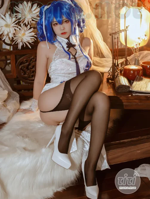 二佐Nisa – NO.193 碧蓝航线 圣路易斯旗袍 [29P-255M]