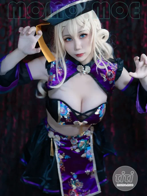 坊橋夜泊 – NO.002 Sugar Whip 戦闘キョンシー 紫 [40P-375M]