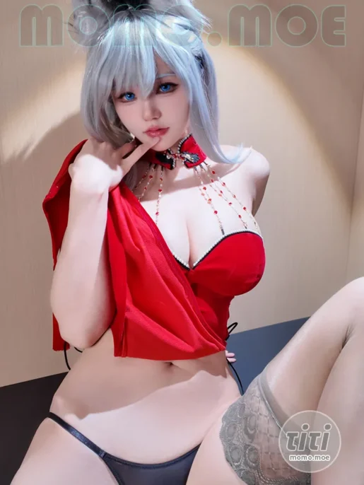 小仓千代w – NO.133 兽耳红丝绒旗袍 [44P-86M]