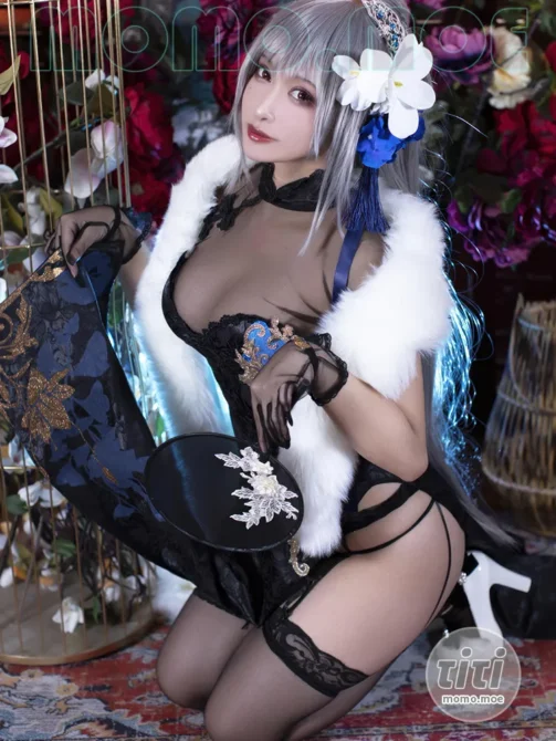 洛璃 LoLiSAMA – NO.102 碧蓝航线 路易九世旗袍 [43P-458M]