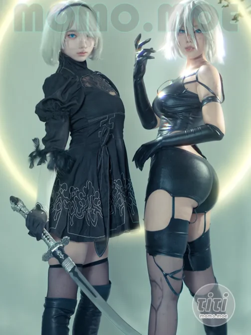 钛合金TiTi – NO.091 &莉犬酱 尼尔双人 [123P-634MB]