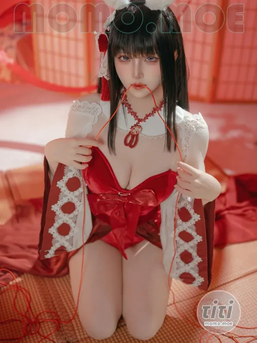 屿鱼 – NO.080 碧蓝航线 大山·祈愿的巫女兔 [58P-340M]