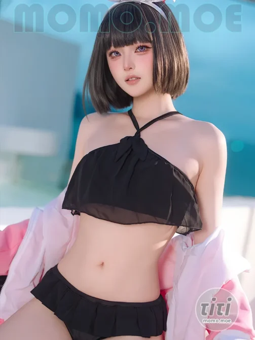 屿鱼 – NO.086 蔚蓝档案 静山真白 泳装 [30P-244M]